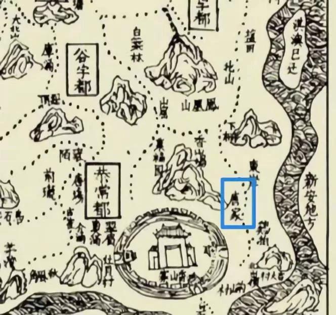 清康熙十五年（1750）地圖上的唐家（來源：清康熙《香山縣志》）.jpg